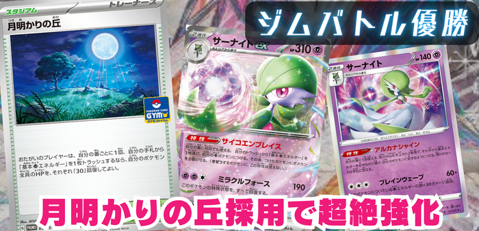 サーナイトex デッキ販売 ポケモンカードゲーム ポケカ 月明かりの丘入り-