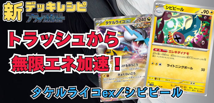 タケルライコex/シビビールデッキレシピ