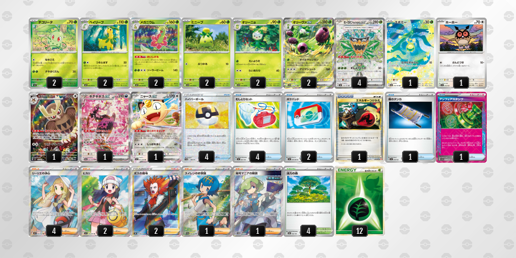 ベスト4 デッキ画像