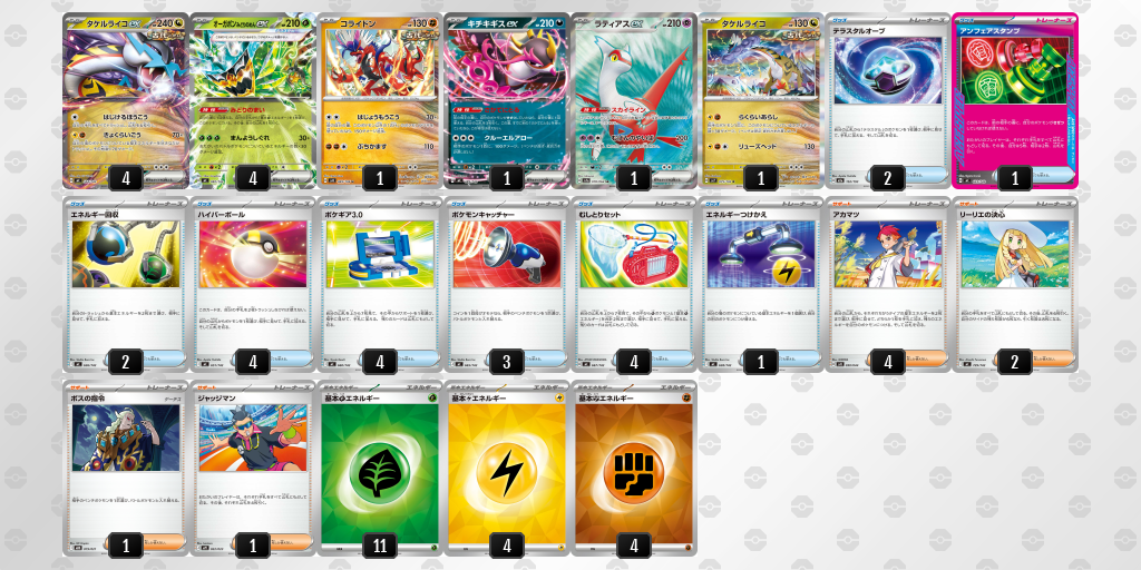 準優勝 デッキ画像